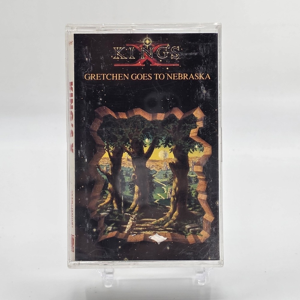 King's X Gretchen Goes To Nebraska ‎ Cassette Tape 1989 Atlantic Original Press